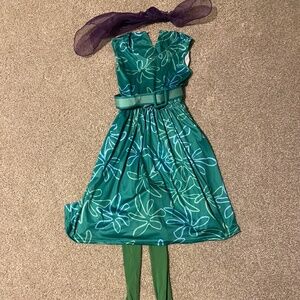Inside Out “Disgust” Costume Size Kids Medium (fits 10-12ish)